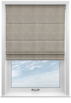 Memphis, Latte - Motorised Roman Blind